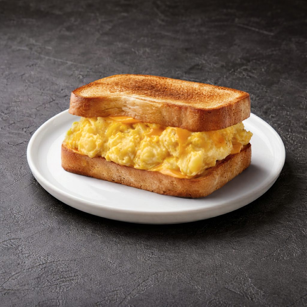 Egg Meat and Cheese Sandwich.