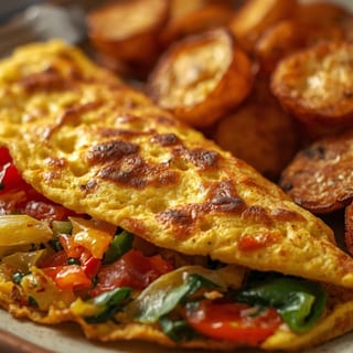 Omelette with Homefries